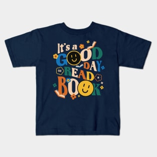 A Good Day to Read: Literary Escapes Kids T-Shirt